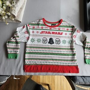 Star Wars Adult XL Holiday Sweater - Red, Green, White